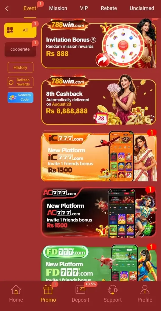 788Win Promotions